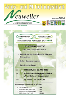 Amts - Gemeinde Neuweiler