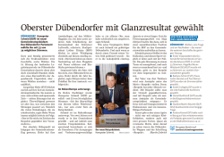 Herzliche Gratulation dem