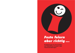 Feste feiern aber richtig