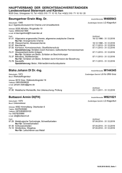 Druckansicht - Hauptverband