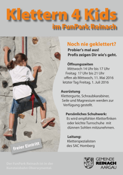 Flyer FunPark 2016 - Kunsteisbahn Oberwynental