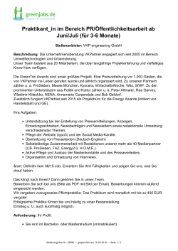 Dieses Stellenangebot als PDF speichern