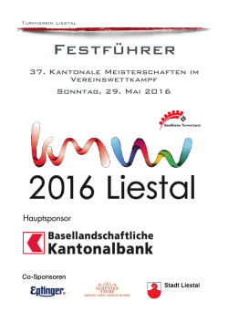 Festführer - Turnverein Liestal