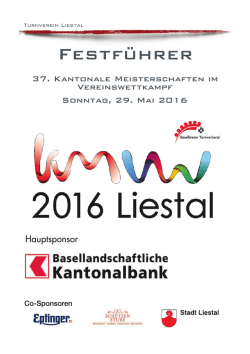 Festf&uuml;hrer - Turnverein Liestal