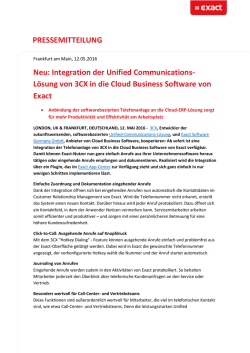 Integration der Unified Communications
