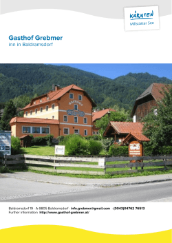 Gasthof Grebmer in Baldramsdorf