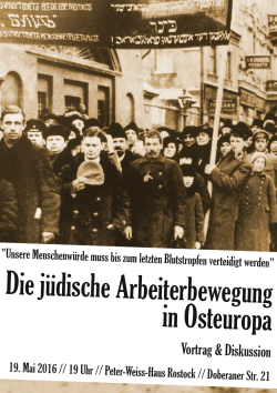 Die jüdische Arbeiterbewegung in Osteuropa