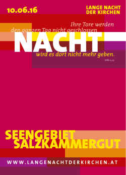 Region Seengebiet/Salzkammergut