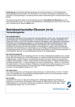 Inserat_ Betriebswirtschafter &Ouml;konom