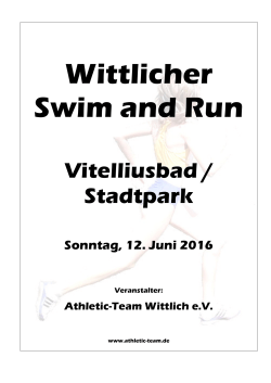 Swim and Run - Athletic