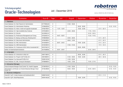 Juli - Dezember 2016