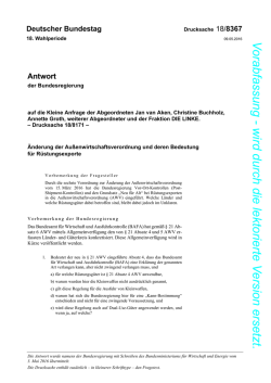 Drucksache 18/8367 - DIP