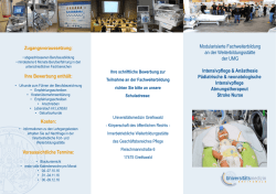 Intensivpflege & An&auml;sthesie, P&auml;diatrische & neonatologische