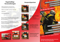 05. bis 08. Mai 2016 - Freiwillige Feuerwehr Langenholtensen
