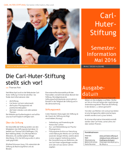 Carl-Huter-Stiftung