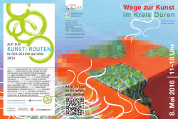 Flyer 2016 - Wege zur Kunst im Kreis Düren