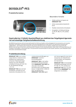 DENSOLEN &reg; -PE5 Produktinformation DENSOLEN