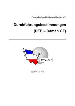 Durchf&uuml;hrungsbestimmungen DamenGF 2016-17