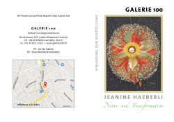 galerie 100 - Jeanine Haeberli Natur