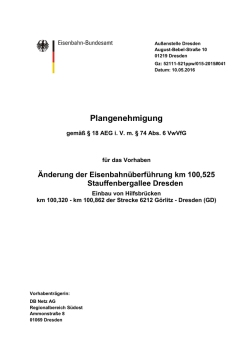 Eisenbahnüberführung km 100525 - Eisenbahn