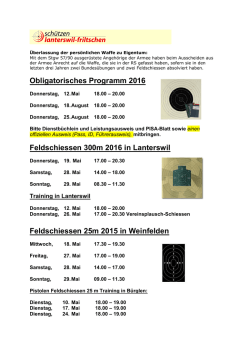 Info bez&uuml;glich Obligatorisch und
