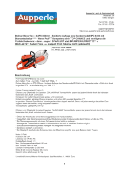 Dolmar Motorflex - 4,5PS 350mm - limitierte
