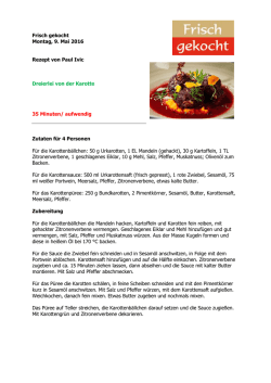 Dreierlei von der Karotte