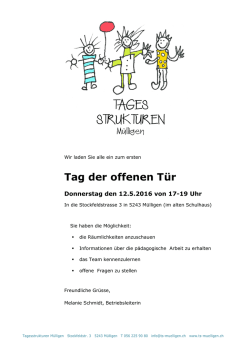 Infoblatt zum Anlass