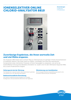 ionenselektiver online chlorid-analysator 8810