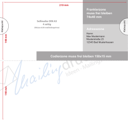 Ideen . Mailings . Lettershop