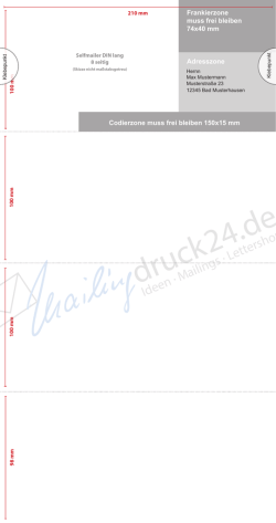 Ideen . Mailings . Lettershop