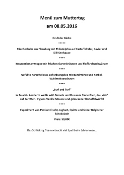 Muttertag 2016