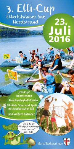 Elli-Cup Vorab-Flyer für 23.07.16