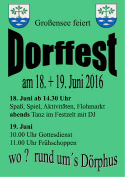 Dorffest 2016