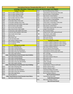 Ablaufplan 1.seite Deutsche Meisterschaft appaloosa (Automatisch