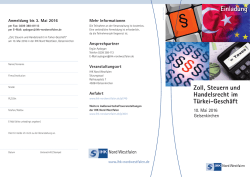 Einladung - IHK Nord Westfalen