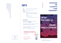 pdf-Flyer mit Inhalten und Anmeldeformular