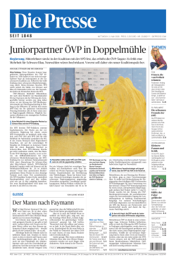Juniorpartner ÖVP in Doppelmühle