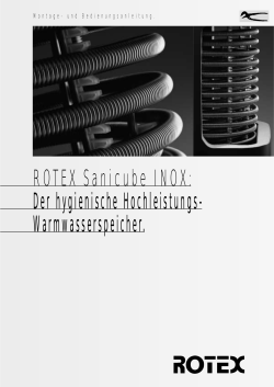 ROTEX Sanicube INOX: Der hygienische Hochleistungs