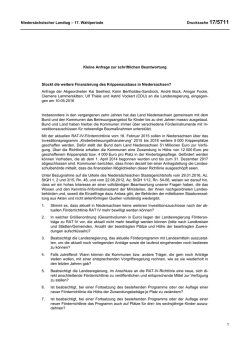 Drucksachen allgemein - Nieders&auml;chsischer Landtag