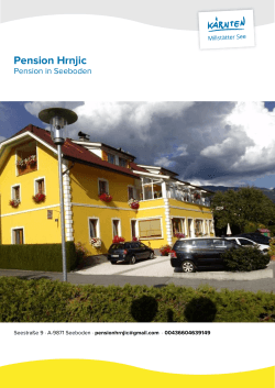 Pension Hrnjic in Seeboden