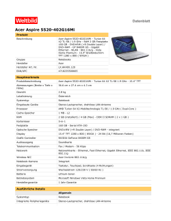 Acer Aspire 5520-402G16Mi