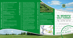 Golfturnier Flyer herunterladen