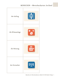 Im Hotel - Hueber Verlag