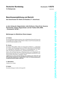 zu dem Antrag der Abgeordneten Jutta Krellmann, Klaus Ernst