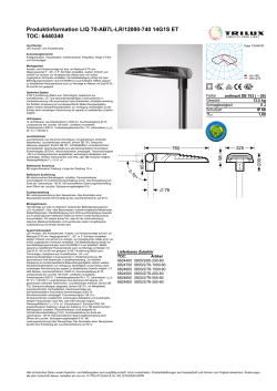 Produktdatenblatt