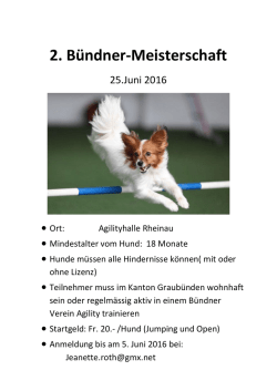 2. Bündner-Meisterschaft