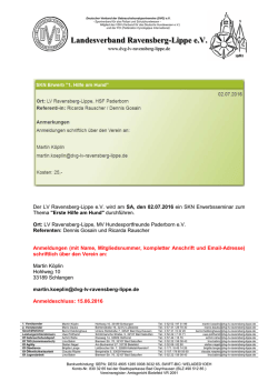 DVG Landesverband Ravensberg