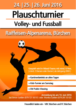 Informationen - FC Sporting Bürchen