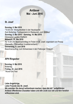 Veranstaltungskalender